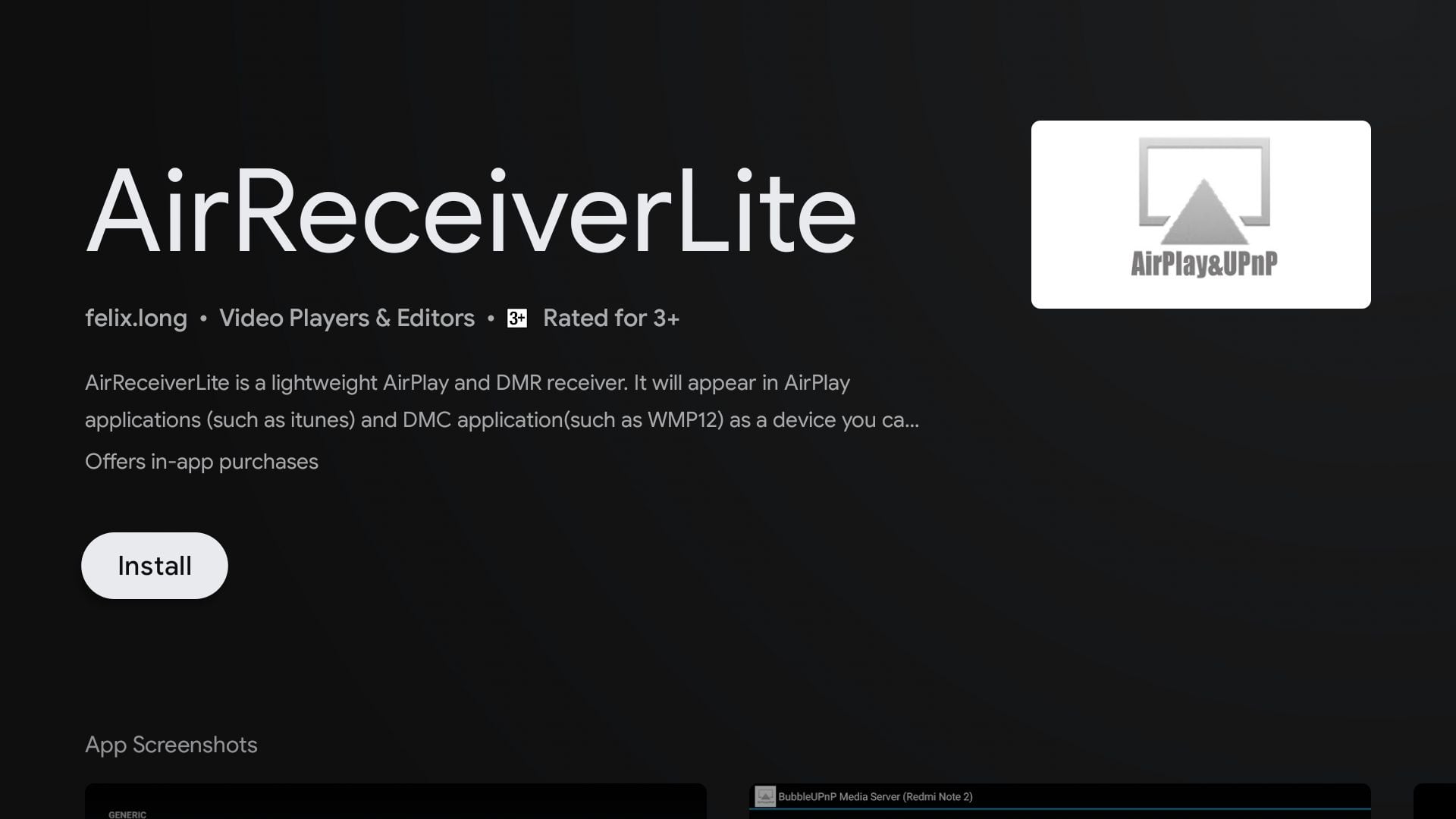 AirReceiver Lite by felix.long