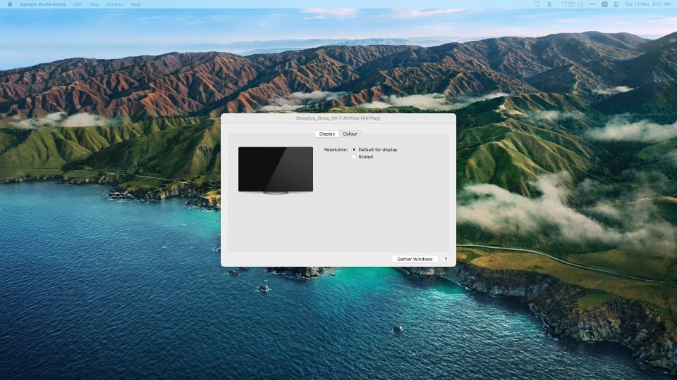 Extend Macbook display to Android TV