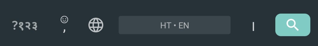 Language switch button - GBoard