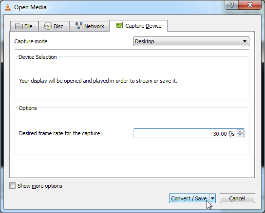Convert Mode - Desktop