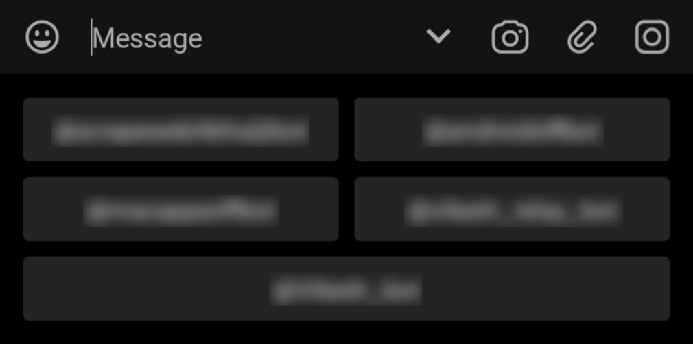 Bot Options - Keyboard